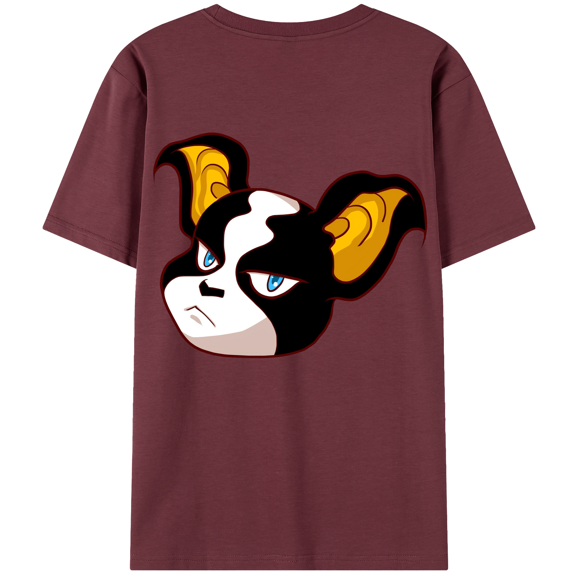 （画像用） ジョジョの奇妙な冒険 イギー JoJo's Bizarre Adventure Iggy 綿100％半袖Tシャツ（背面プリント）